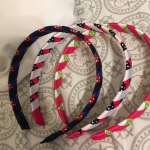 Three headbands